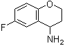 6-氟苯并二氢吡喃-4-胺分子结构 (CAS 238764-22-2)