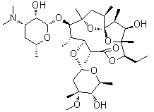 脱水红霉素 A分子结构 (CAS 23893-13-2)