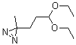 structure of CAS# 23902-18-3, 3-(3,3-Diethoxypropyl)-3-methyl-3H-diazirine