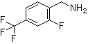 2-氟-4-(三氟甲基)苄胺分子结构 (CAS 239087-05-9)