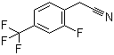 structure of CAS# 239087-11-7, 2-Fluoro-4-(trifluoromethyl)phenylacetonitrile