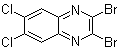 structure of CAS# 239095-84-2, 2,3-Dibromo-6,7-dichloroquinoxaline
