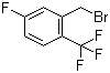 structure of CAS# 239135-48-9, 2-Trifluoromethyl-5-fluorobenzyl bromide