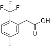 structure of CAS# 239135-52-5, 5-Fluoro-2-trifluoromethylphenylacetic acid