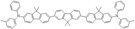 CAS # 239476-24-5, 9,9,9',9',9'',9''-Hexamethyl-N,N'-bis(3-methylphenyl)-N,N'-diphenyl-[2,2':7',2''-ter-9H-fluorene]-7,7''-diamine, MDP 3FL