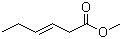 structure of CAS# 2396-78-3, Methyl hex-3-enoate