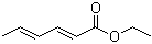 structure of CAS# 2396-84-1, Ethyl (E,E)-2,4-hexadienoate