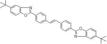 CAS 登录号：2397-01-5, 2,2-(4,4-二苯乙烯基)双-5-叔丁基苯并噁唑, 荧光增白剂 SB