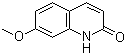 structure of CAS# 23981-26-2, 7-Methoxyquinolin-2(1H)-one