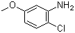 structure of CAS# 2401-24-3, 2-Chloro-5-methoxyaniline