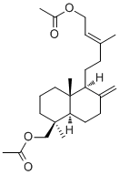 CAS # 24022-13-7, Agathadiol diacetate, (E)-(+)-Labda-8(20),13-diene-15,19-diol diacetate