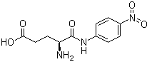 structure of CAS# 24032-35-7, alpha-L-Glutamyl-p-nitroanilide
