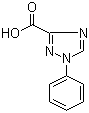 1-苯基-1H-[1,2,4]三唑-3-甲酸分子结构 (CAS 24036-63-3)