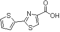 structure of CAS# 24044-07-3, 2-(2-噻吩基)-1,3-噻唑-4-羧酸