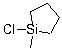 1-氯-1-甲基硅杂环戊烷分子结构 (CAS 2406-31-7)