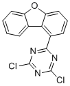 2,4-二氯-6-(二苯并[b,d]呋喃-1-基)-1,3,5-三嗪分子结构 (CAS 2408705-92-8)