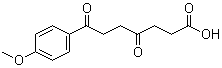 structure of CAS# 24090-40-2, 6-p-Anisoyl-4-oxohexanoic acid
