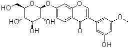 CAS # 241129-90-8, 7-(beta-D-Glucopyranosyloxy)-3-(3-hydroxy-5-methoxyphenyl)-4H-1-benzopyran-4-one
