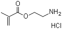 2-Aminoethyl methacrylate hydrochloride molecular structure (CAS 2420-94-2)