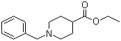1-苄基-4-哌啶甲酸乙酯分子结构 (CAS 24228-40-8)