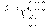 CAS # 242478-37-1, Solifenacin, [(8R)-1-azabicyclo[2.2.2]octan-8-yl] (1S)-1-phenyl-3,4-dihydro-1H-isoquinoline-2-carboxylate