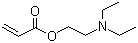 structure of CAS# 2426-54-2, 2-(Diethylamino)-ethyl acrylate
