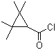 structure of CAS# 24303-61-5, 2,2,3,3-Tetramethylcyclopropanecarbonyl chloride
