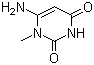 6-氨基-1-甲基脲嘧啶分子结构 (CAS 2434-53-9)