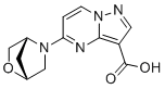 structure of CAS# 2434843-97-5, 5-[(1R,4R)-2-氧杂-5-氮杂双环[2.2.1]庚-5-基]吡唑并[1,5-a]嘧啶-3-羧酸