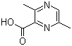 3,6-Dimethylpyrazinecarboxylic acid molecular structure (CAS 2435-46-3)