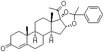 Algestone acetophenide molecular structure (CAS 24356-94-3)