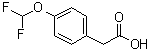 structure of CAS# 243659-15-6, 4-Difluoromethoxyphenylacetic acid