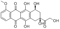阿霉酮分子结构 (CAS 24385-10-2)