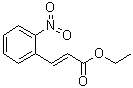 structure of CAS# 24393-59-7, (E)-3-(2-Nitrophenyl)-2-propenoic acid ethyl ester