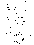structure of CAS# 244187-81-3, N,N'-双(2,6-二异丙基苯基)咪唑-2-亚基