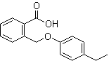structure of CAS# 244219-99-6, 2-(4-Ethylphenoxymethyl)benzoic acid