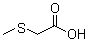structure of CAS# 2444-37-3, 2-(Methylthio)acetic acid