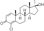 4-Chlorodehydromethyltestosterone molecular structure (CAS 2446-23-3)