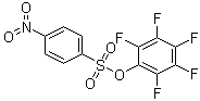 structure of CAS# 244633-31-6, 4-Nitrobenzenesulfonic acid pentafluorophenyl ester