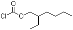 structure of CAS# 24468-13-1, 2-Ethylhexyl chloroformate