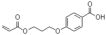 structure of CAS# 245349-46-6, 4-[3-(Acryloyloxy)propoxy]benzoic acid