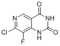 7-Chloro-8-fluoropyrido[4,3-d]pyrimidine-2,4(1H,3H)-dione molecular structure (CAS 2454397-75-0)