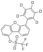 CAS 登录号：2457173-52-1, 6-(苯基-d5)二苯并[b,d]呋喃-1-基三氟甲烷磺酸酯