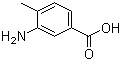 structure of CAS# 2458-12-0, 3-Amino-4-methylbenzoic acid