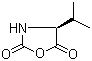 L-缬氨酸 N-羧基环内酸酐分子结构 (CAS 24601-74-9)