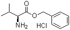 structure of CAS# 2462-34-2, L-Valine benzyl ester hydrochloride
