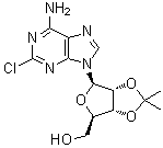 2-Chloro-2',3'-O-isopropylideneadenosine molecular structure (CAS 24639-06-3)