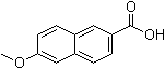 structure of CAS# 2471-70-7, 6-Methoxynaphthalen-2-carboxylic acid