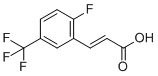 structure of CAS# 247113-91-3, 2-Fluoro-5-(trifluoromethyl)cinnamic acid