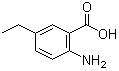 2-Amino-5-ethylbenzoic acid molecular structure (CAS 2475-82-3)